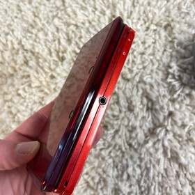 Nintendo 3DS Flame Red Handheld Console System CTR-001 Tested