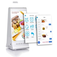 Digital Menu Display Desktop LCD Digital Signage Touch Screen Media Ad Display