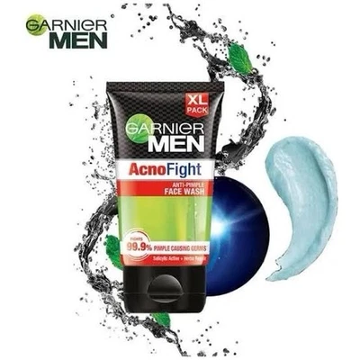 Garnier Men Acno Fight Anti Pimple Facewash Salicylic Acid All Skin Type 150g UK