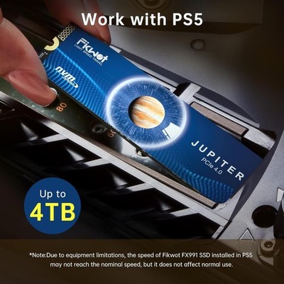 Fikwot M.2 NVMe SSD 1TB 2TB 4TB PCIe 4.0 SSD Hard Drive With