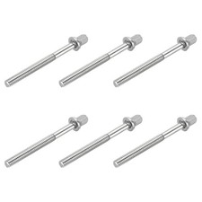 Drum Tension Rods 24mm x 60mm for Bass Drum Hardware Parts Accessory Pack of 6