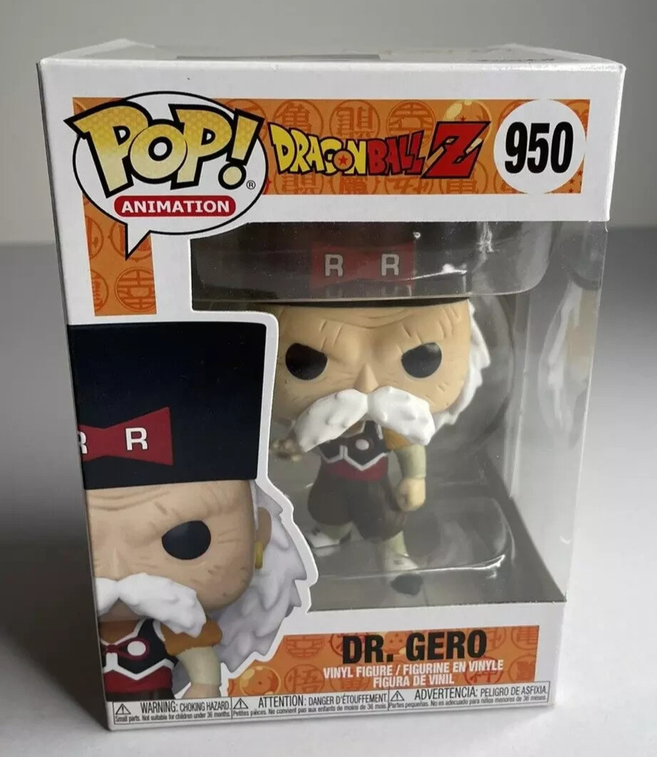 Funko Pop! Dr. Gero 950 ☆ Dragon Ball Z ☆ Con Protector Suave Gratuito