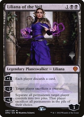 [MTG] Liliana of the Veil (097p) (PDMU) NM