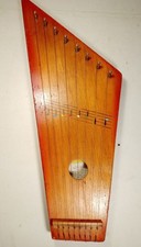 Vintage 1970s Kids Musical Instrument Gusli 8 string Ukraine, Chord Zither