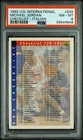 Michael Jordan 1992 Upper Deck International Italian Checklist PSA 8 Card #255