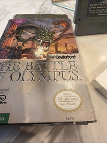 Battle of Olympus NES Box Insert Foam No Manual Tested Authentic
