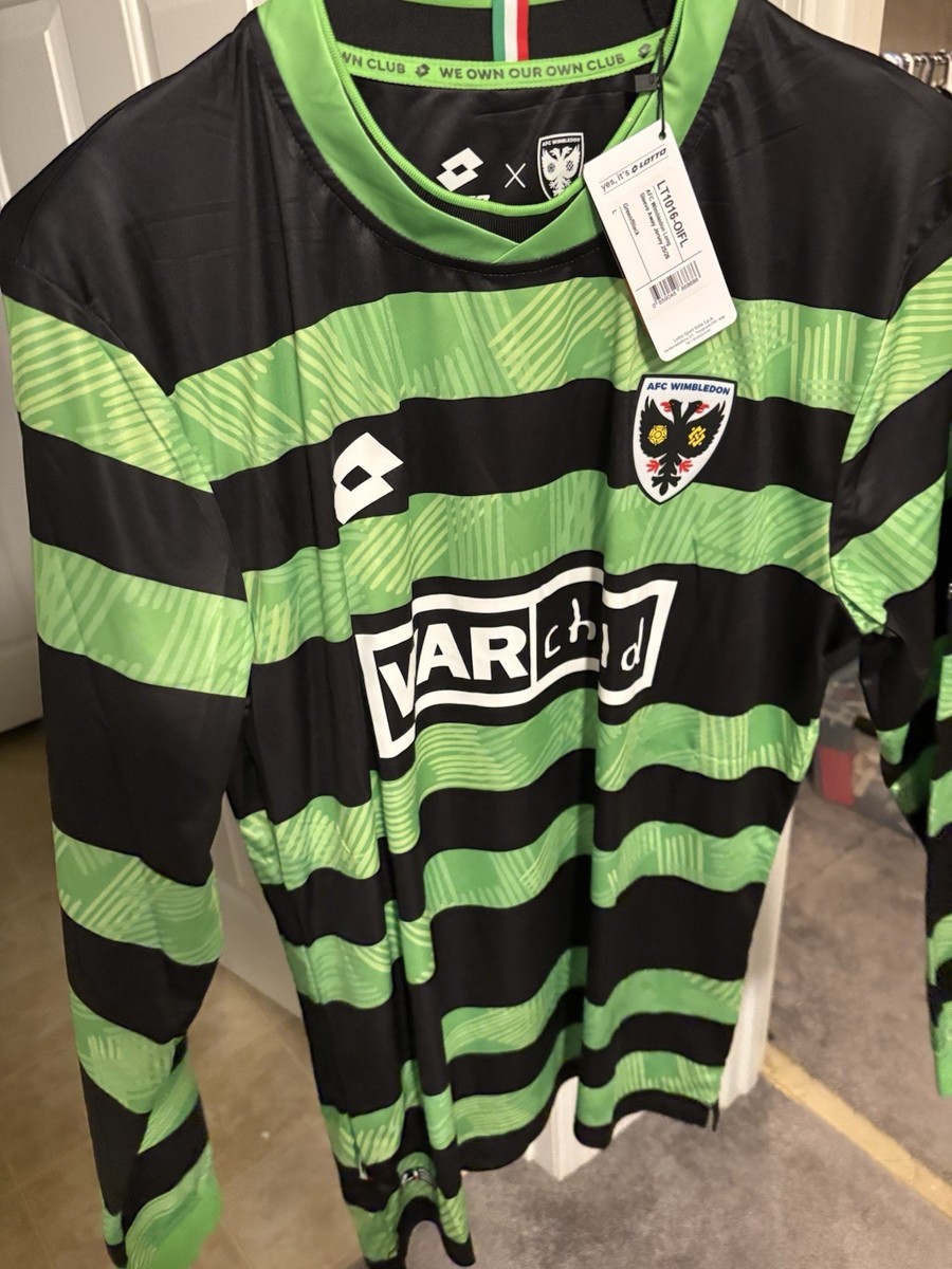 Lotto AFC Wimbledon Away Jersey 25/26 Long Sleeve Bugiel Sz L | eBay
