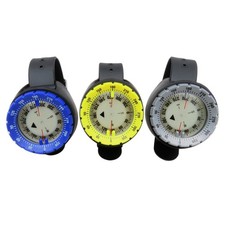 Scuba diving wrist compass for orienteering hiking sliding