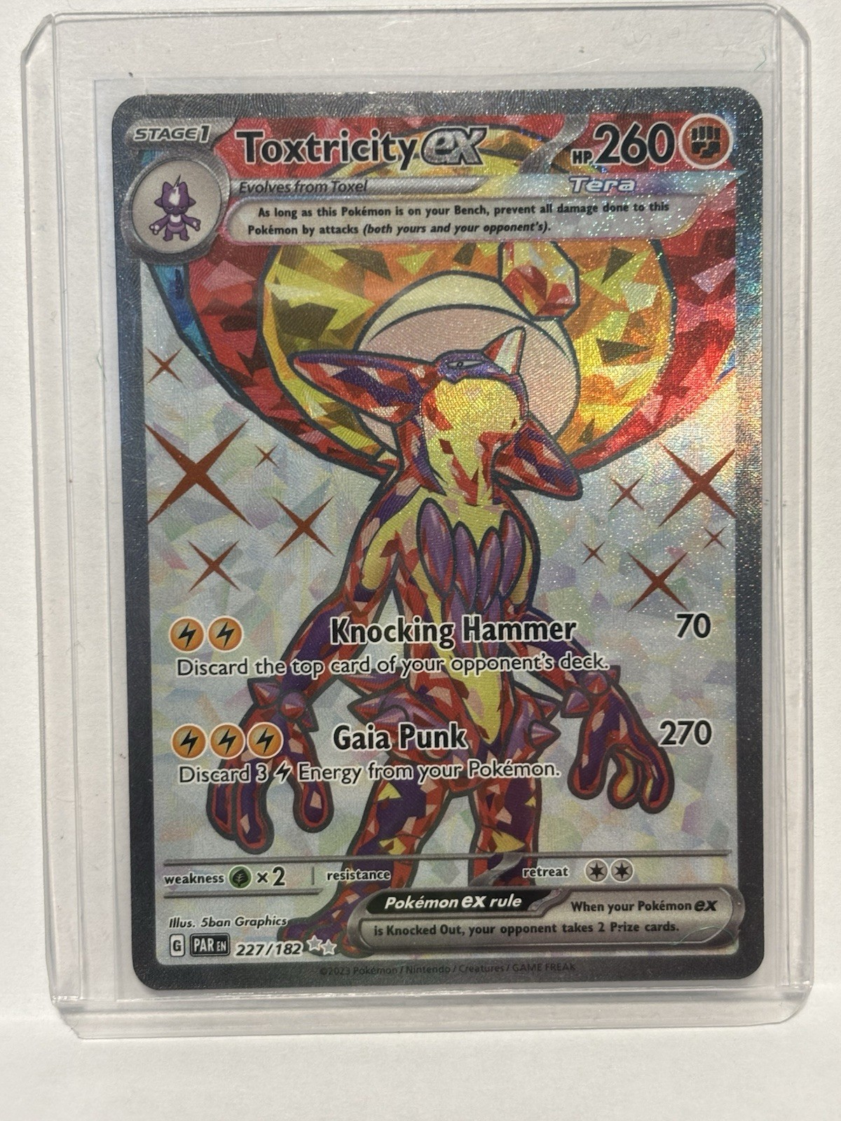 Toxtricity EX 227/182SV04: Paradox Rift Holo Ultra Rare