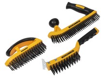 Roughneck Heavy-Duty Wire Brush Set, 3 Piece