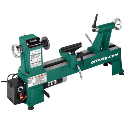 #ad Grizzly 12 in x 18 in Variable Speed Wood Lathe HOT SALE $397.99