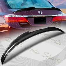 For 2013-2017 Honda Accord Sedan V-style Carbon Fiber Rear Trunk Spoiler Wing