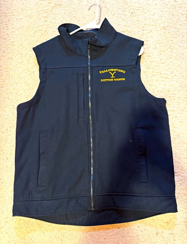 CornerStone Men’s Black Full Zip Stand-Up Collar Vest L, Embroidered - product listing photo