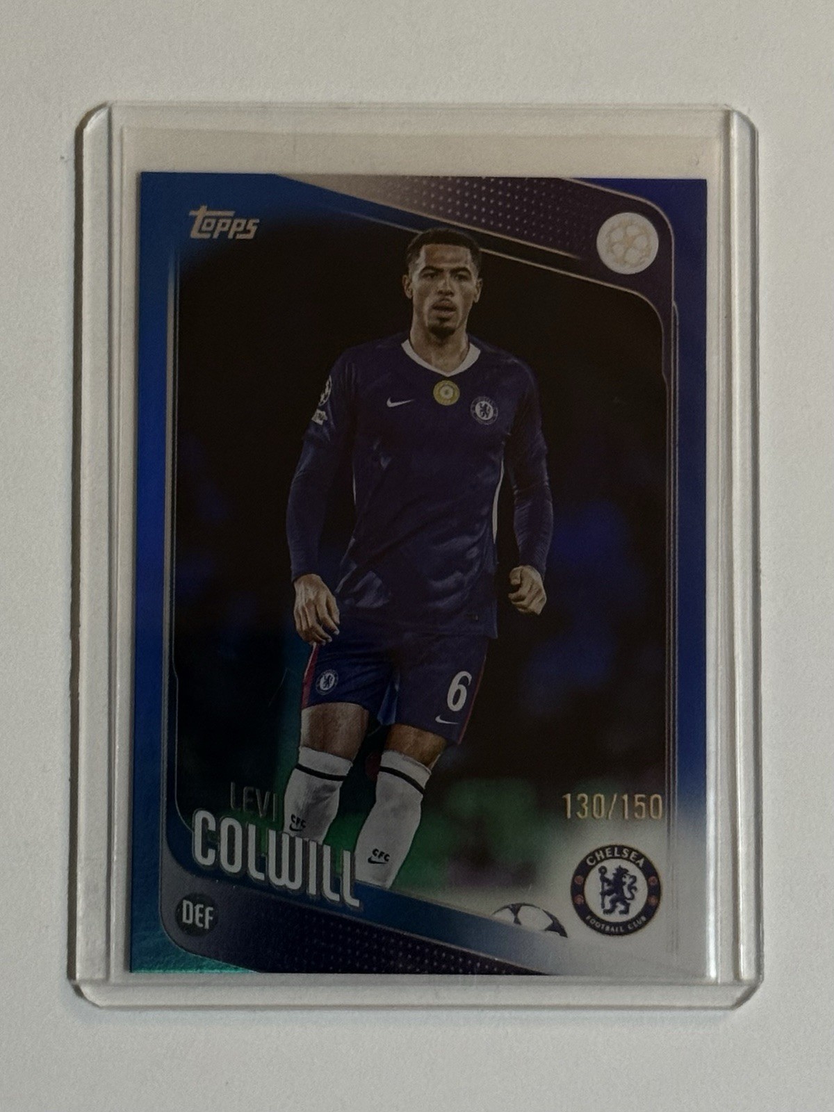 2025-26 Topps Uefa Club Competitions - Levi Colwill #194 Blue Foil /150