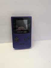 Nintendo Game Boy Color Grape Handheld System GBC USA RELEASE TESTED FAST