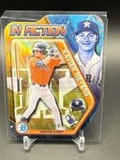 Xavier Neyens 2025 Bowman Draft #BIA-14 In Action GOLD [#11/50] Astros