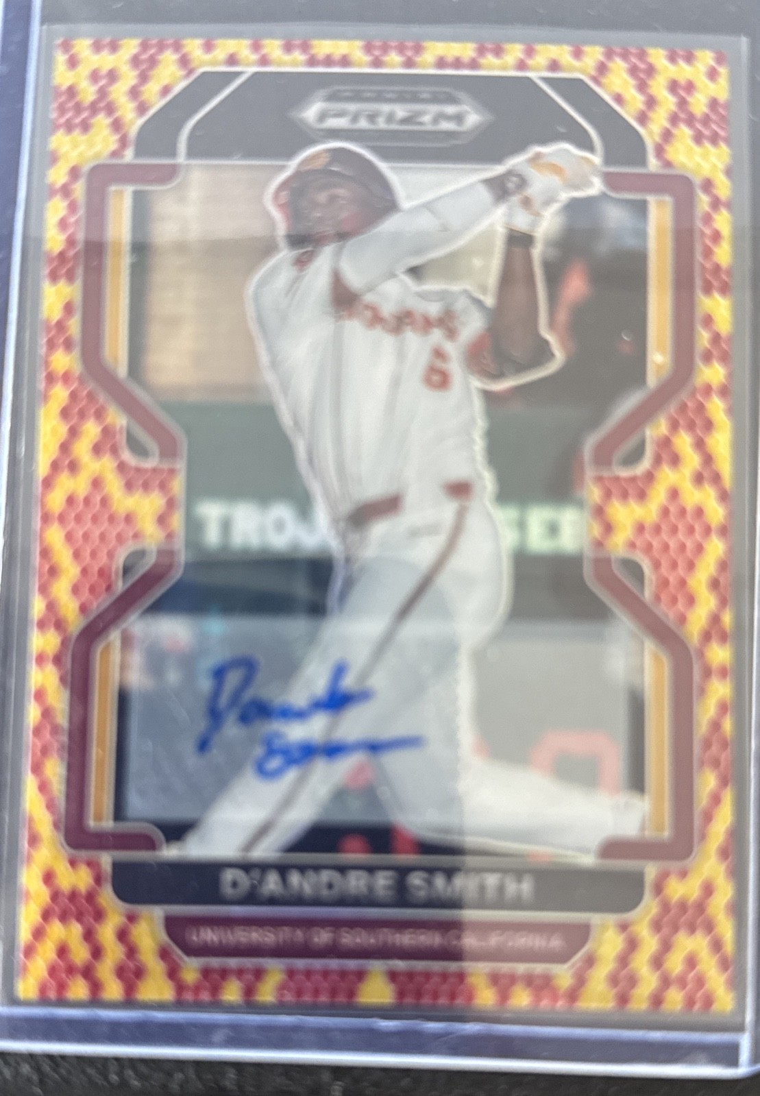 2022 Panini Prizm Draft Picks - D'Andre Smith #PDP149 Snake Skin Prizm 8/15 (RC)