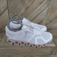 On Running Cloud 5 Womens Athletic Running Shoes Size 6.5 Sand Rosebrown