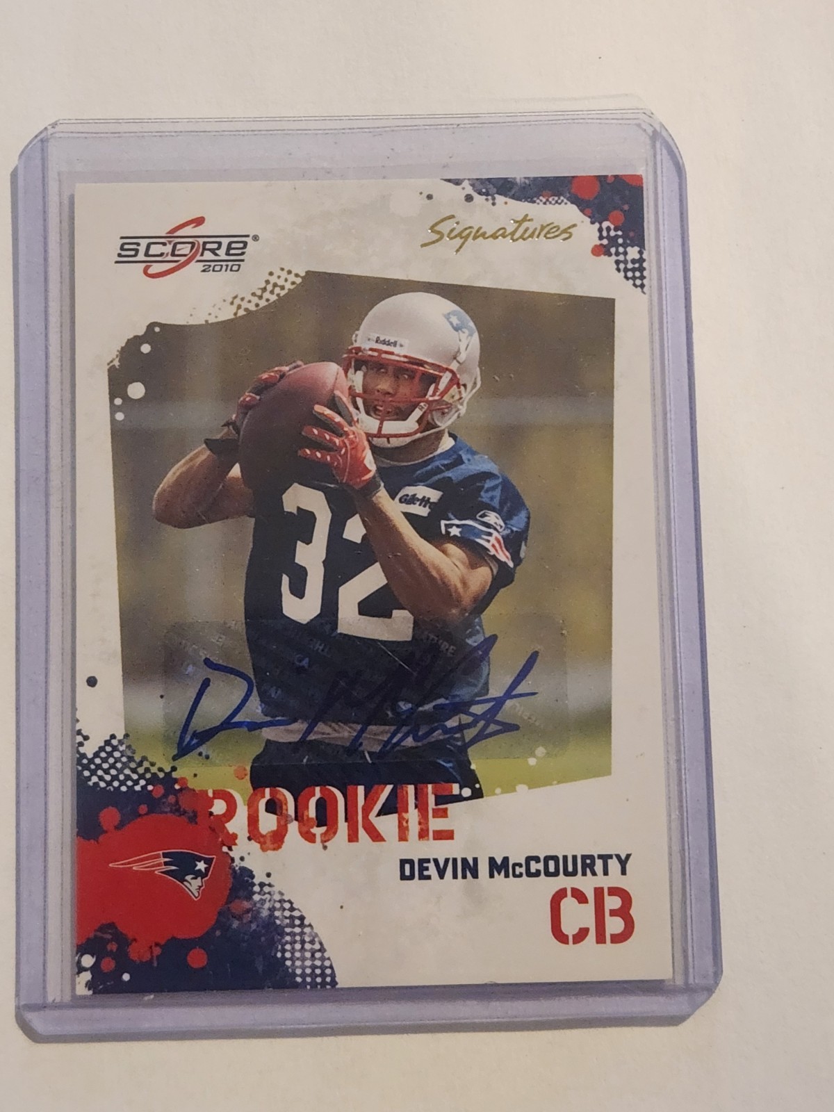 Devin McCourty Score #332 Signature