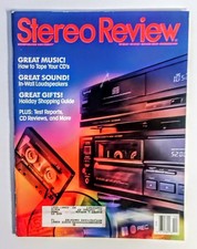 Vintage Stereo Review December 1991 Magazine Buyers Guide Free Shipping 