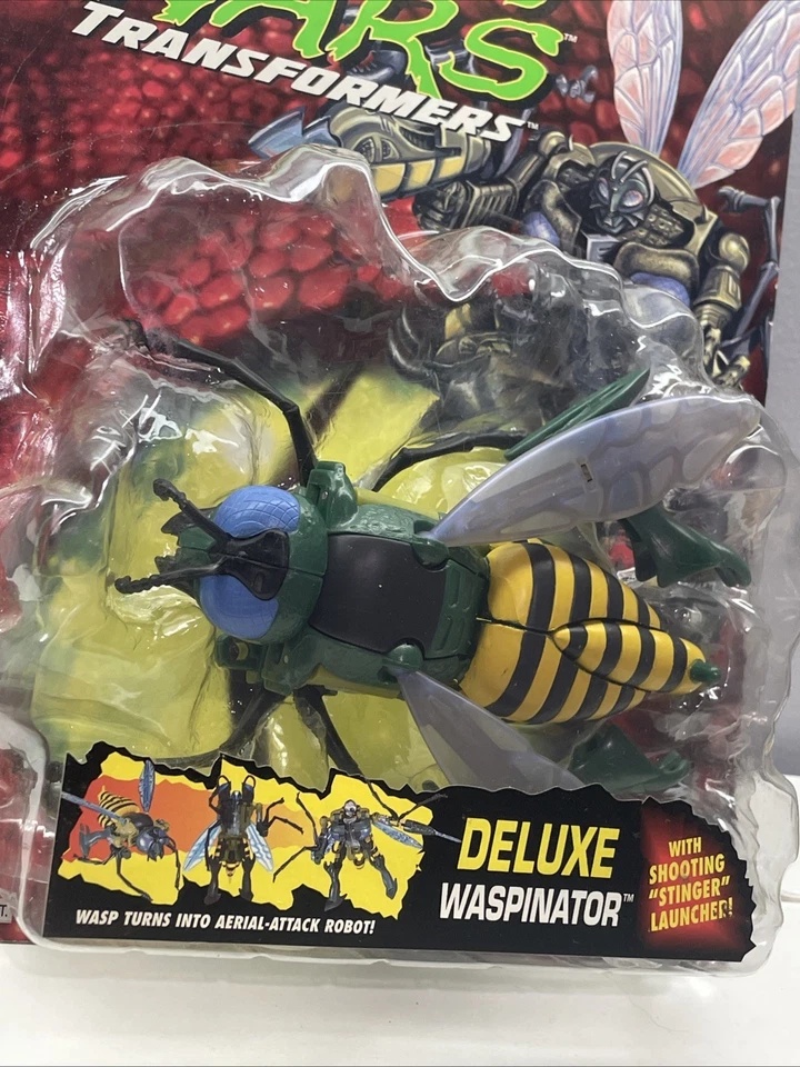 De colección Transformers Beast Wars Predacon Waspinator Kenner sellado de fábrica 1995 Foto 2 de 4