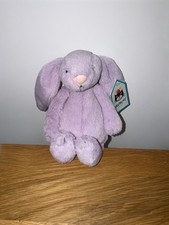 Jellycat Bunny Lilac - Bashful Bunny - Small - Purple - BNWT
