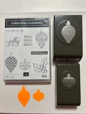 Stampin Up Christmas Gleaming Bundle Used Free Shipping