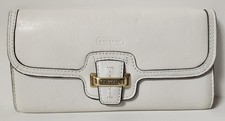 Coach White Leather Wallet Style F50612