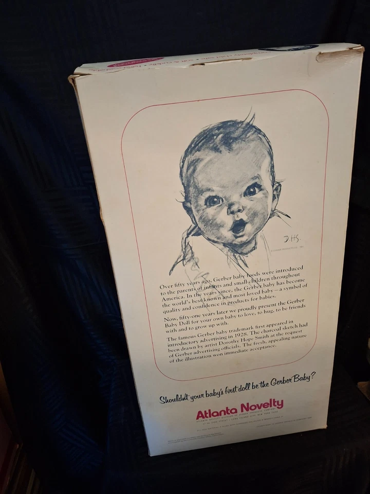 Muñeca bebé Gerber afroamericana 17" caja original 1979 Foto 2 de 4