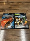 Need For Speed Underground 1 2 PS2 Games Lot Bundle Case Game Reprint Manual