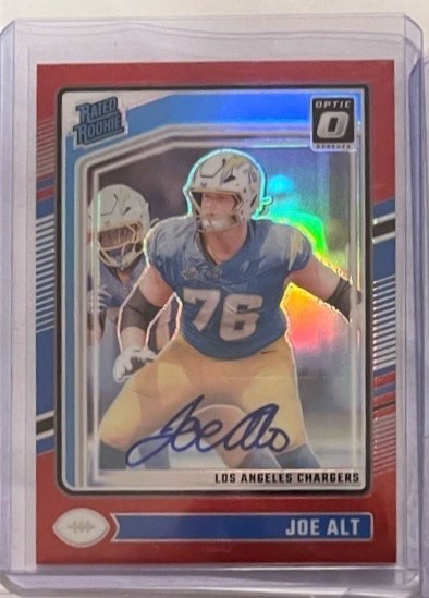 2024 Optic - Joe Alt #254 Red Prizm /75 Autograph