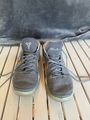 Nike Kobe A.D. Mid Snake Gray 922482-005 Men s Size 8 Basketball Shoes 2017