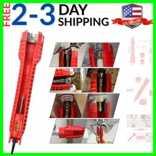 Faucet and Sink Wrench Multi-purpose Wrench Plumbing Tool Plumbing Repair Ins...