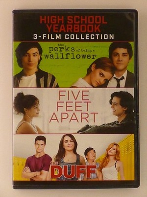 The Perks of Being a Wallflower, Five Feet Apart, The Duff (DVD, 3-film) - L03