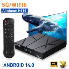 Android 14.0 Upgraded Smart TV Box 5G WIFI6 6K 32/64/128GB 4 Core Media Player