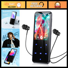 64GB Bluetooth MP3 Player with 2.4'' Screen Speaker, Portable Music Device