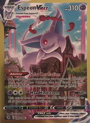 Fusion Strike Espeon VMAX | eBay