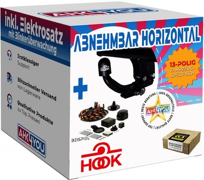 HOOK AHK für Ford C-Max / Grand 10-19 hori. + 13-pol ECS ES SPEZ