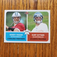 🏈 2002 Randy Fasani & Kurt Kittner Fleer Rookies QBS NICE & RARE 👀