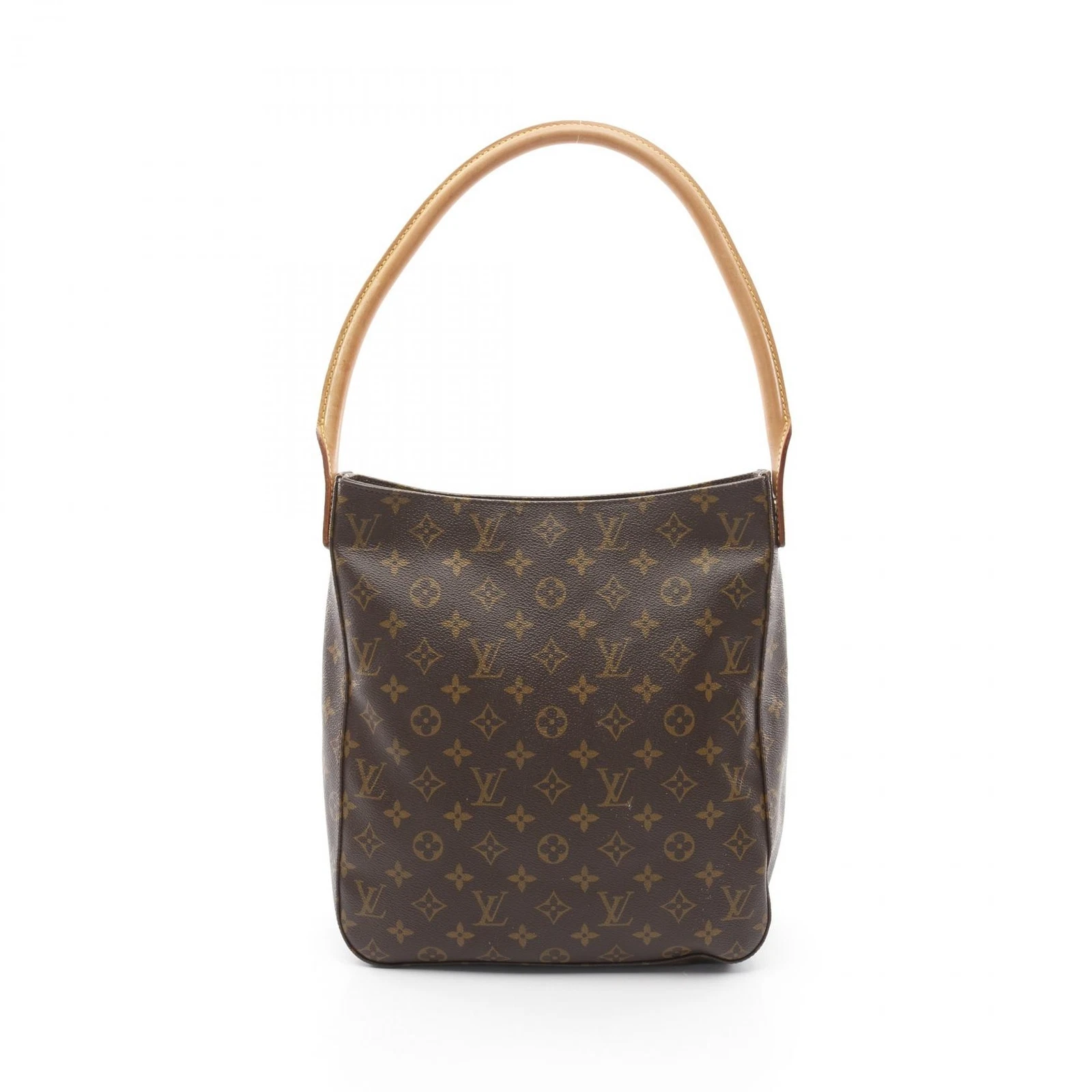 LOUIS VUITTON（LV） Borsa a tracolla Louis Vuitton Looping GM M51145 tela monogramma marrone usata donna LV