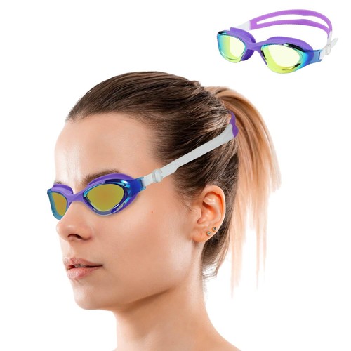Swimming Goggles Swim Glasses UV Protection Diving Snorkeling - Picture 4 of 5