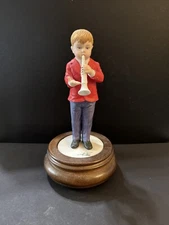 Willitts Galleries 1987 Donald Zoran Music Box MINUET （BAC H）8" Tall