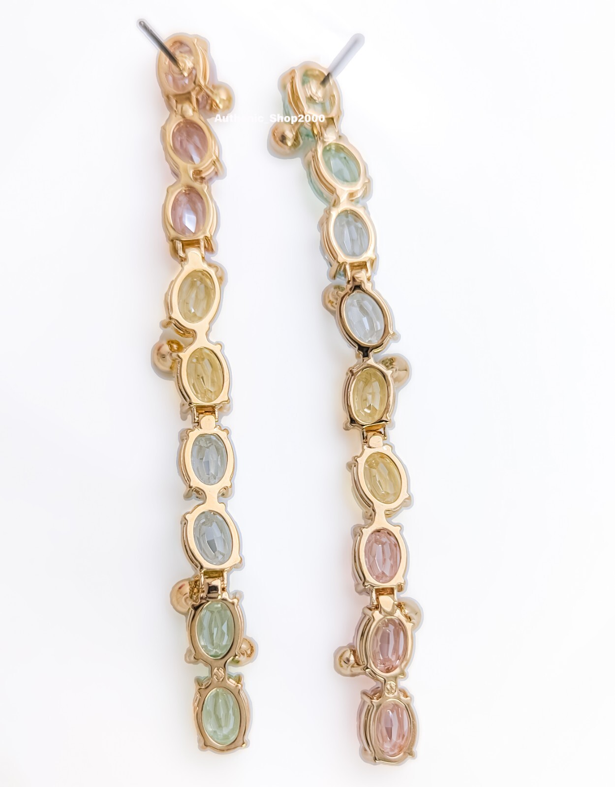 NEW 100% Authentic SWAROVSKI Colorful Crystals Gema Drop earrings ...