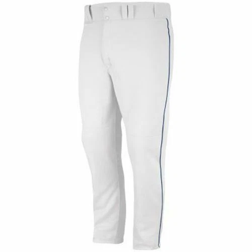 Majestic Athletic Cool Base HD Piped Youth Baseball Pant - Small White - Photo 1/1