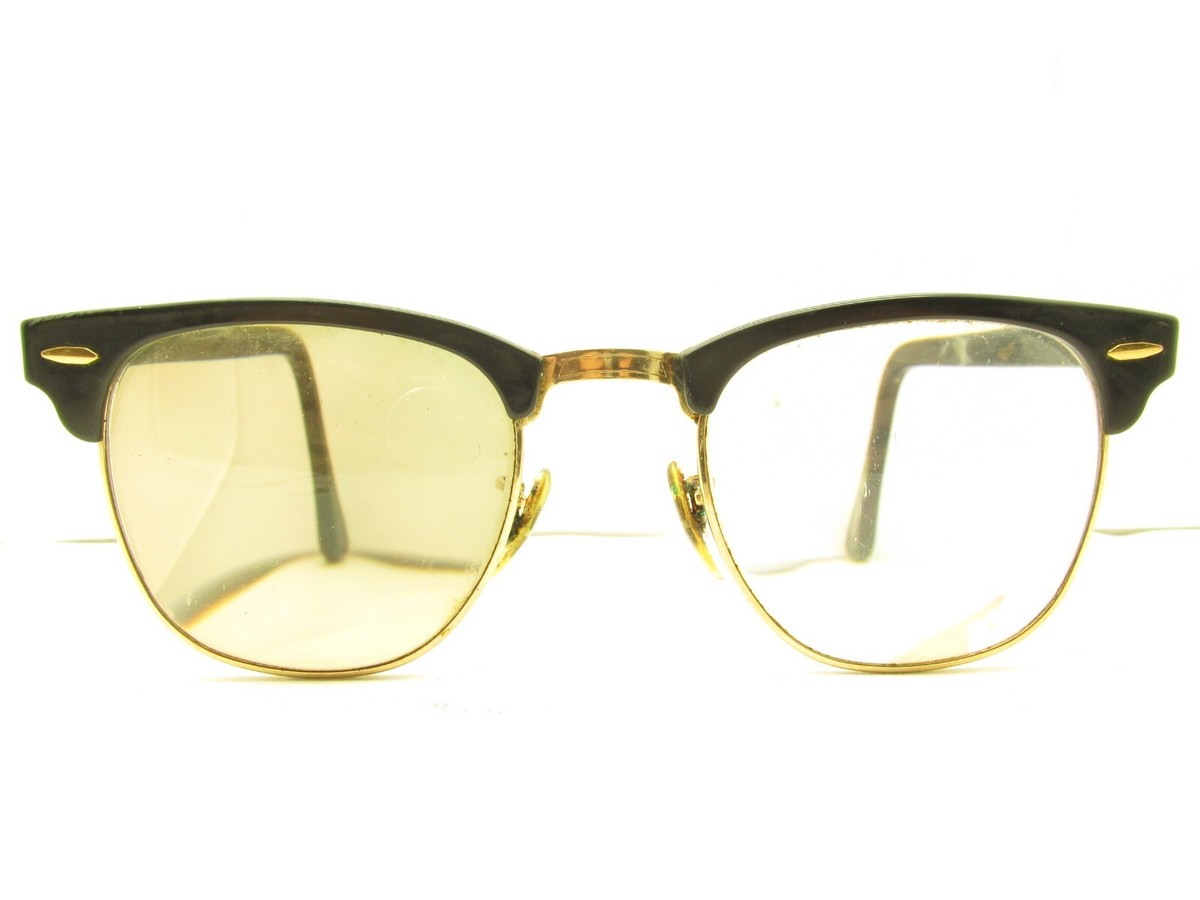 B&L RAY-BAN CLUBMASTER FULL RIM DESIGNER EYEGLASSES FRAMES 50-21