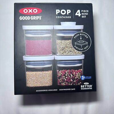 OXO - GG 4-PC Mini Pop Container Set - Clear (11236100)