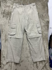 VTG Nobo Pants Mens 34 Baggy Military Paratrooper Raver Cargo Skater Y2K 90s