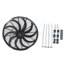 Universal 16" Inch For 2010-2017 Ford F-350 6.2L Condenser Radiator Cooling Fan