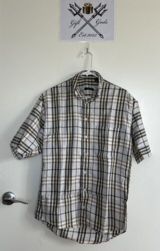 Burberry London Short Sleeve Button Down Collared 