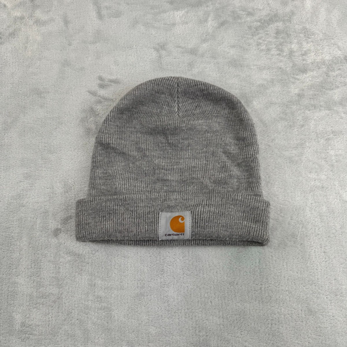 Carhartt Beanie Adult Grey A18 Gray Acrylic Watch Cap Hat Winter